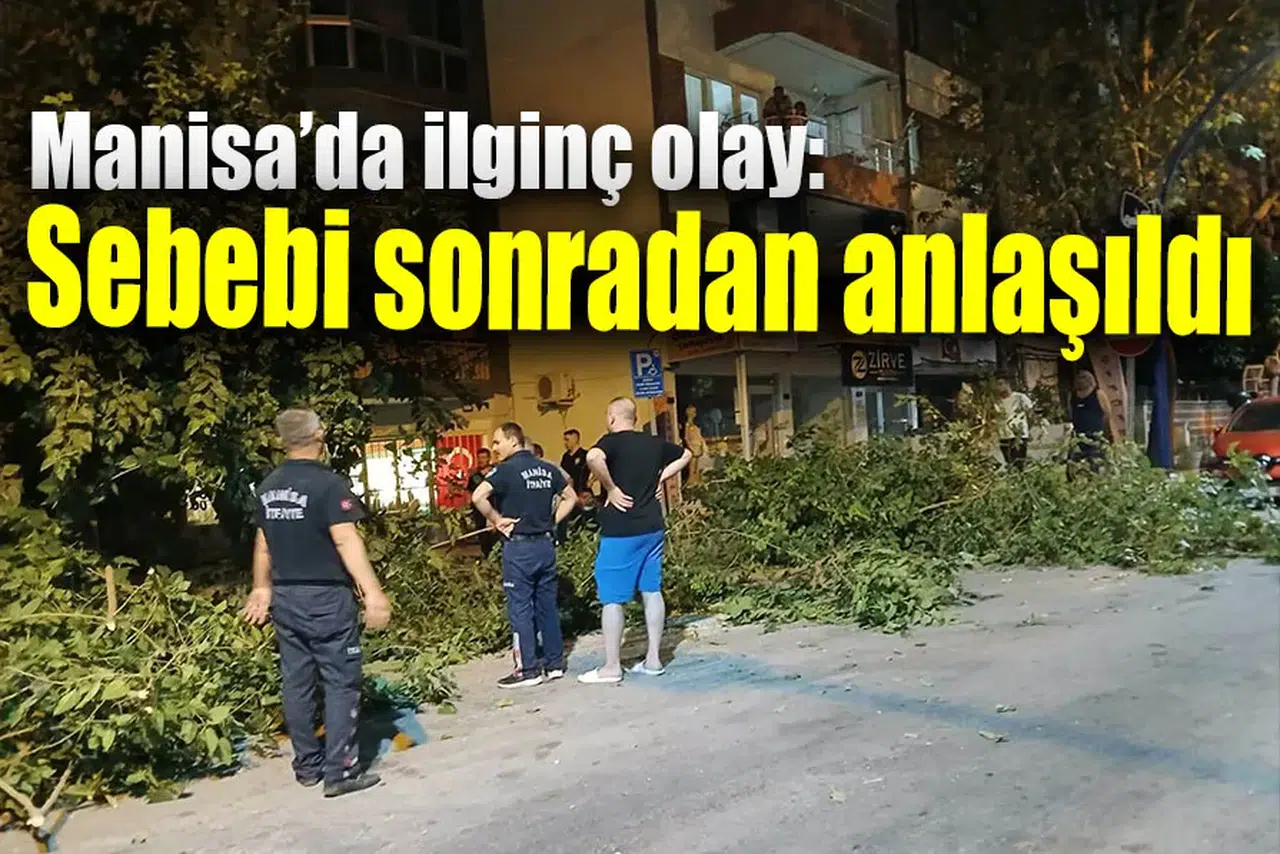 Manisa'da ilginç olay: Sebebi sonradan anlaşıldı