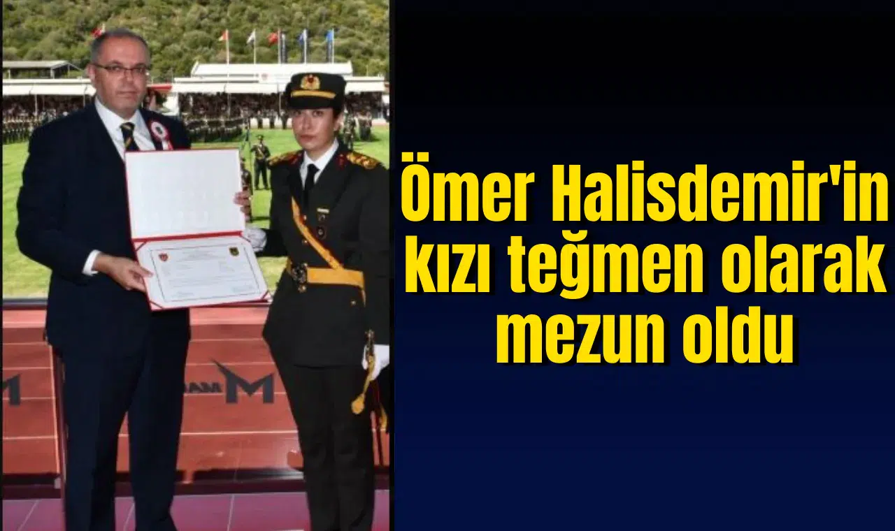 Ömer Halisdemir'in kızı teğmen olarak mezun oldu