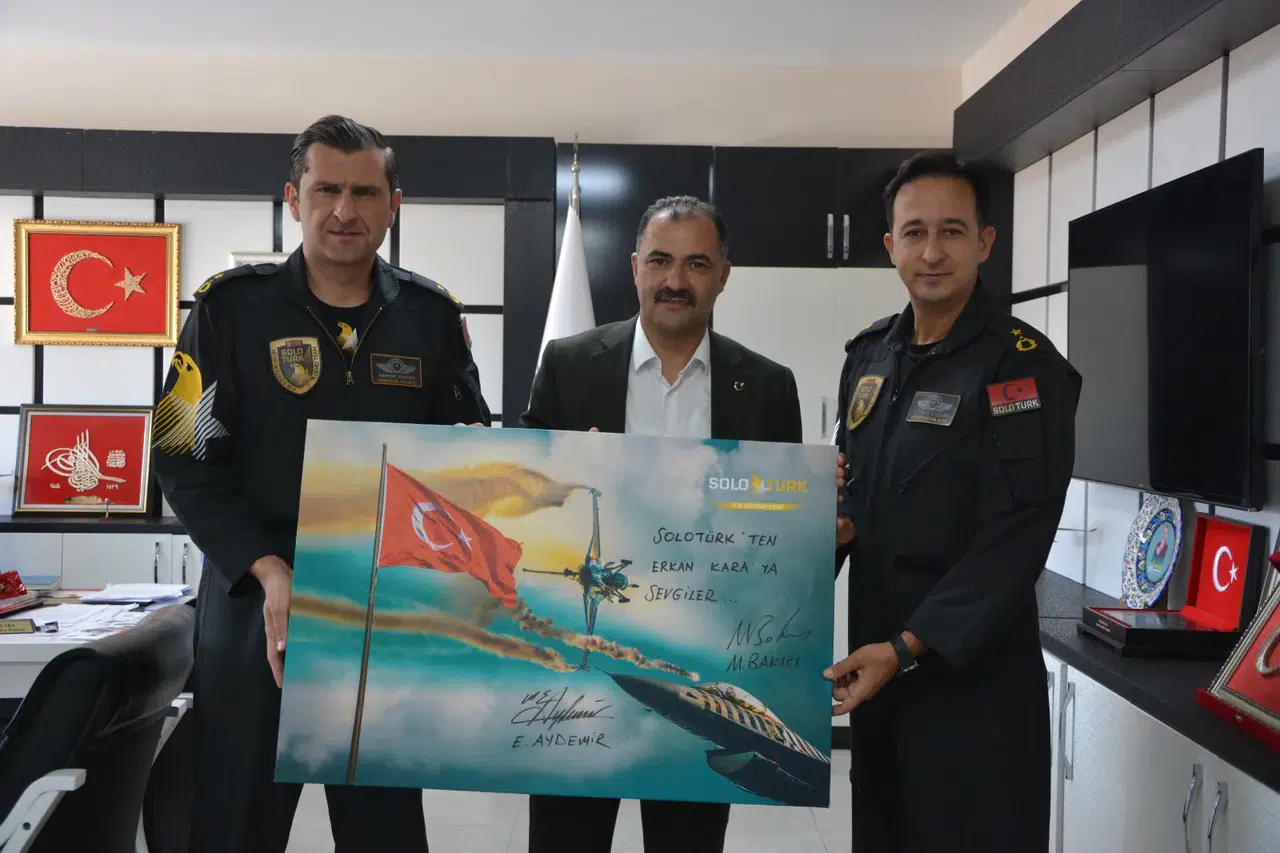 SOLOTÜRK'ten Erkan Kara ziyaret