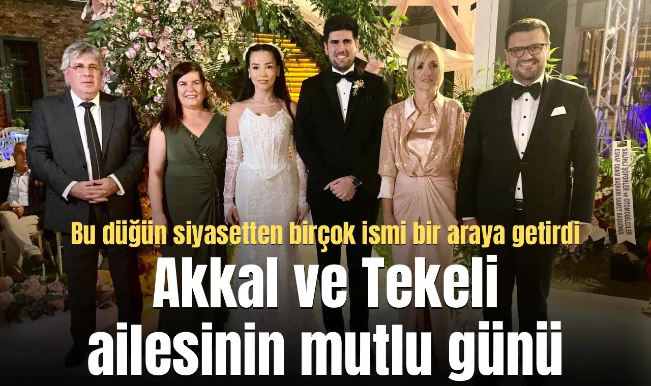 AK Partili Akkal'ın kızı evlendi
