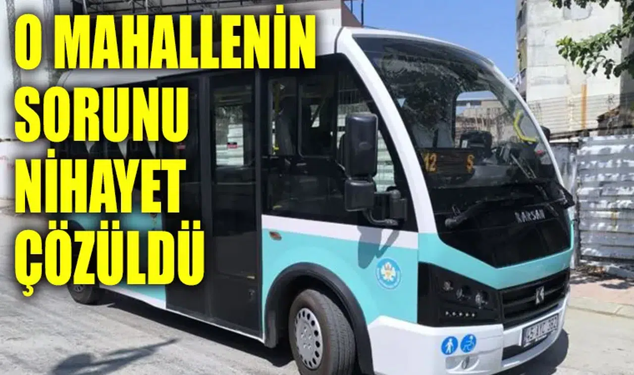 O MAHALLENİN SORUNU NİHAYET ÇÖZÜLDÜ