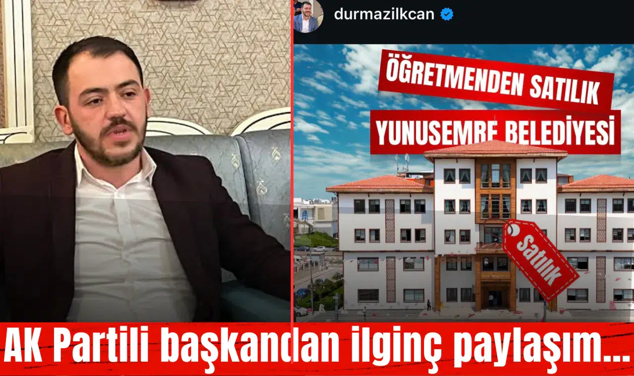 AK PARTİLİ BAŞKANDAN İLGİNÇ PAYLAŞIM
