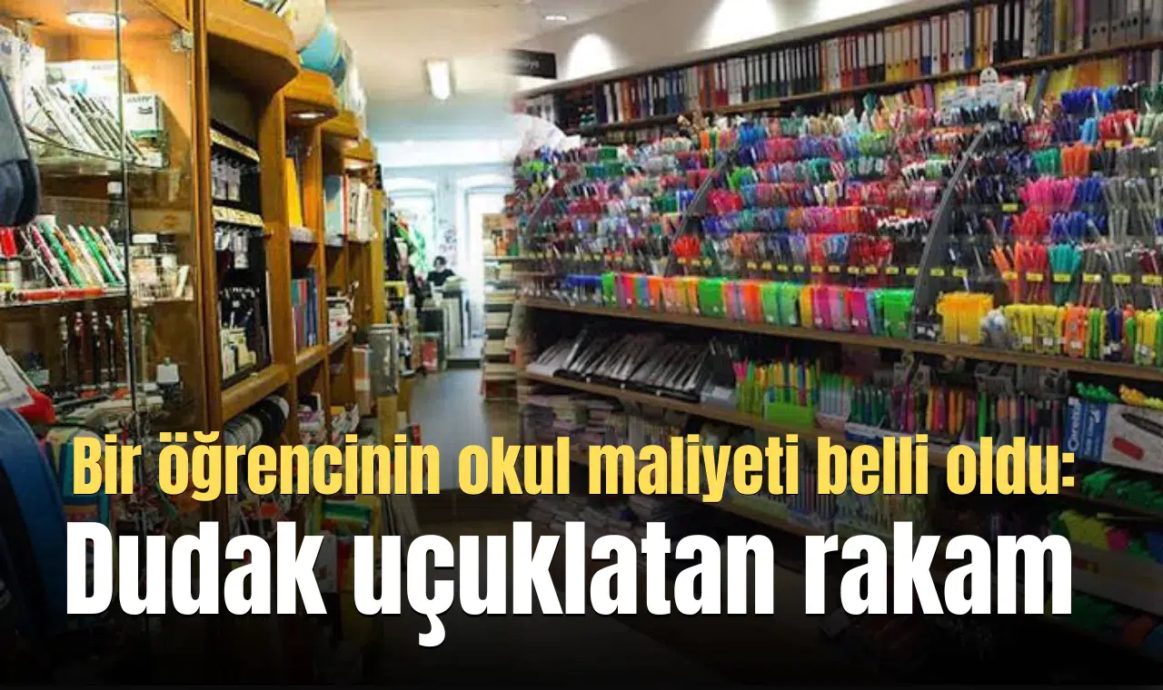 Bir öğrencinin okul maliyeti belli oldu