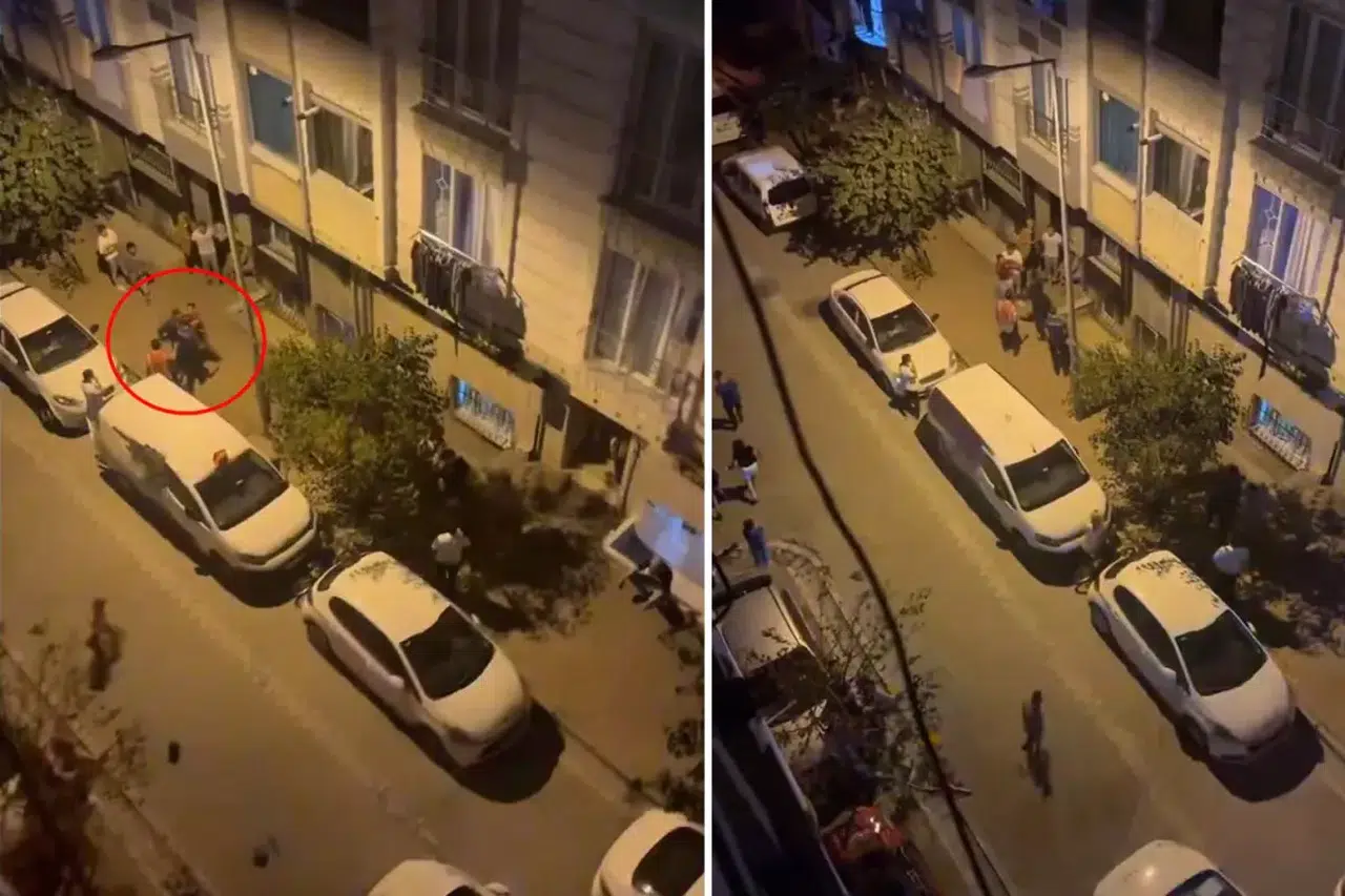 Böyle olay görülmedi! Çocuk saldırgan polisi yumrukladı