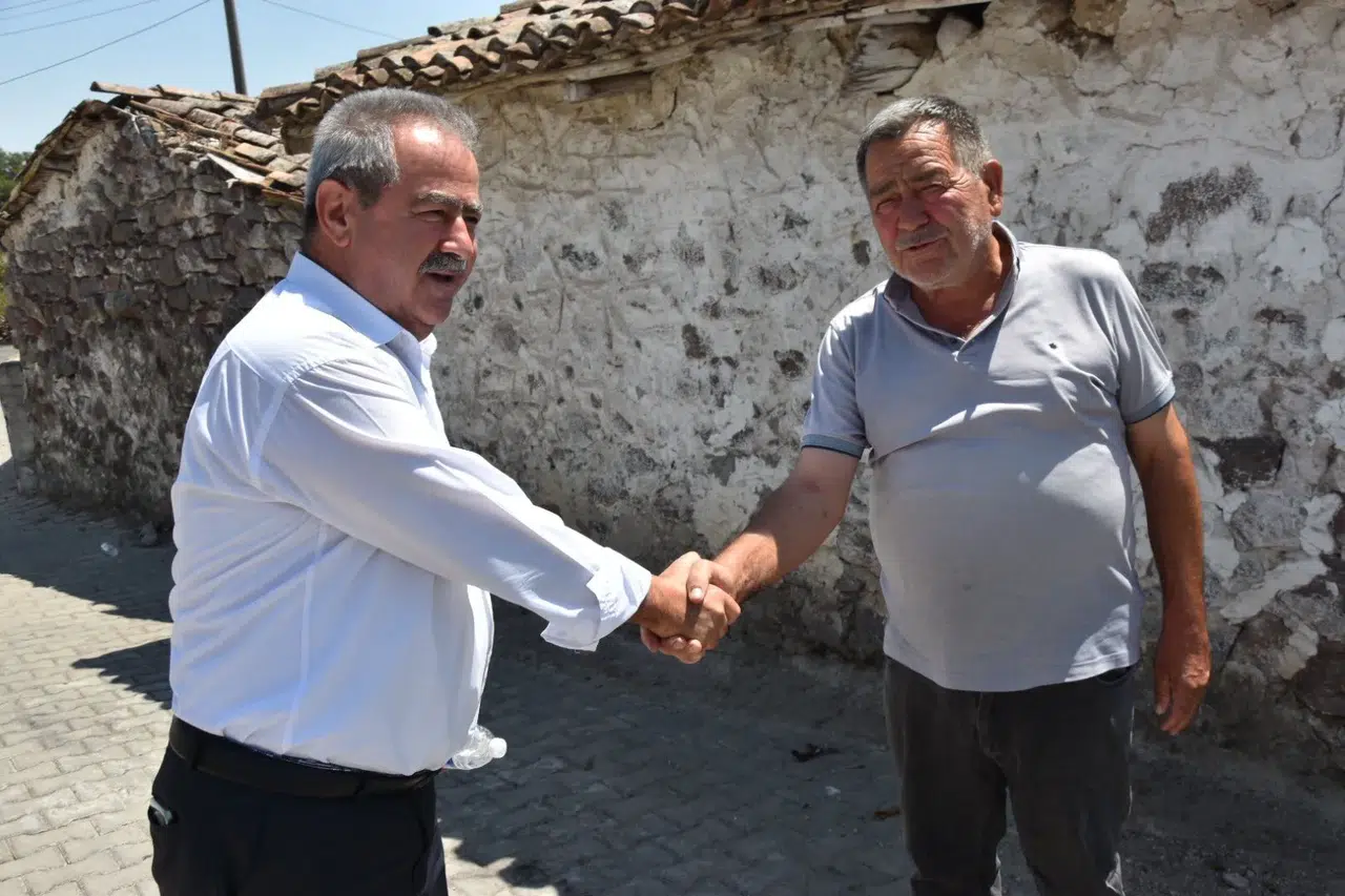 Başkan Mustafa Uslu’dan yangın mağduruna destek sözü
