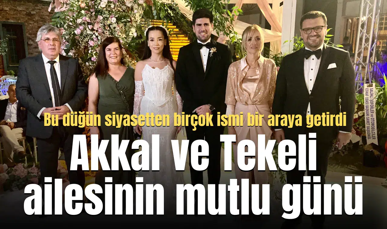 AK Partili Akkal'ın kızı evlendi