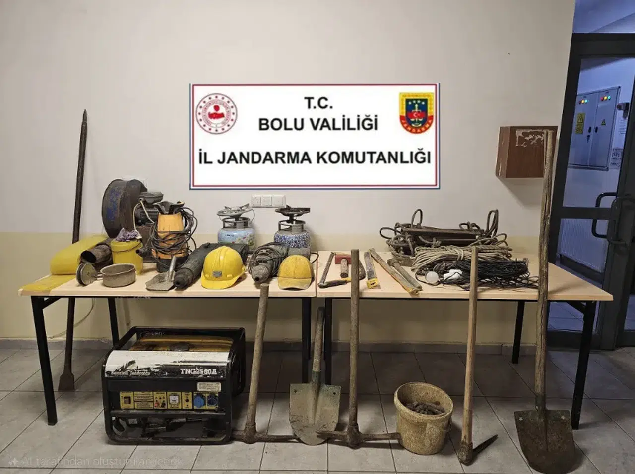 Kaçak kazı yapanlara yönelik suç üsttü