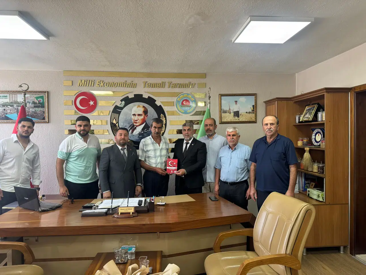 Yeniden Refah Partisi'nden Ziraat Odası'na ziyaret