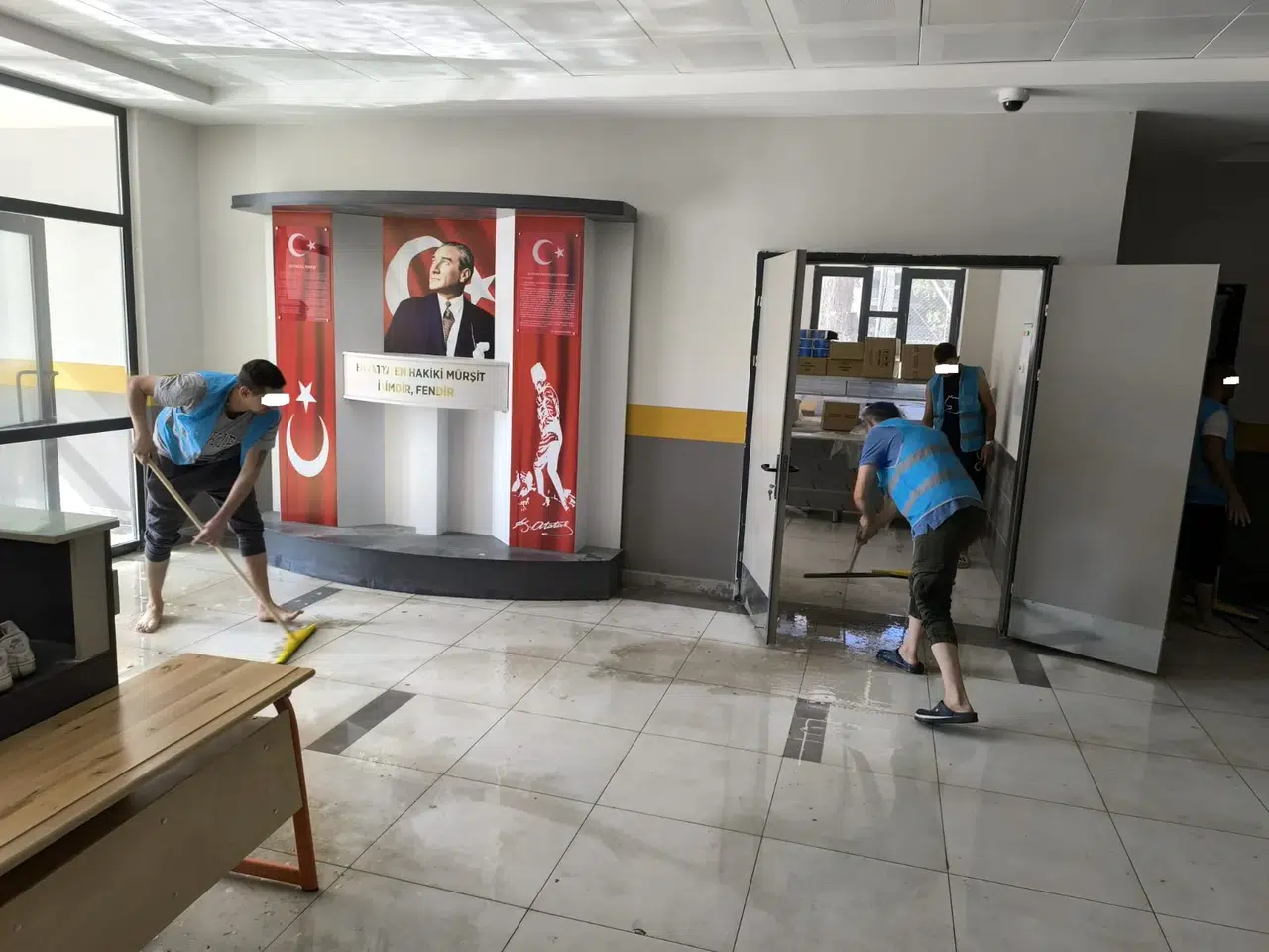 Turgutlu'da yükümlüler eğitime katkı sağlıyor