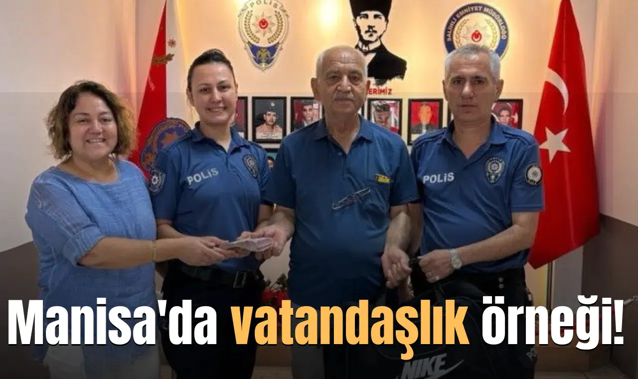 Manisa'da vatandaşlık örneği!