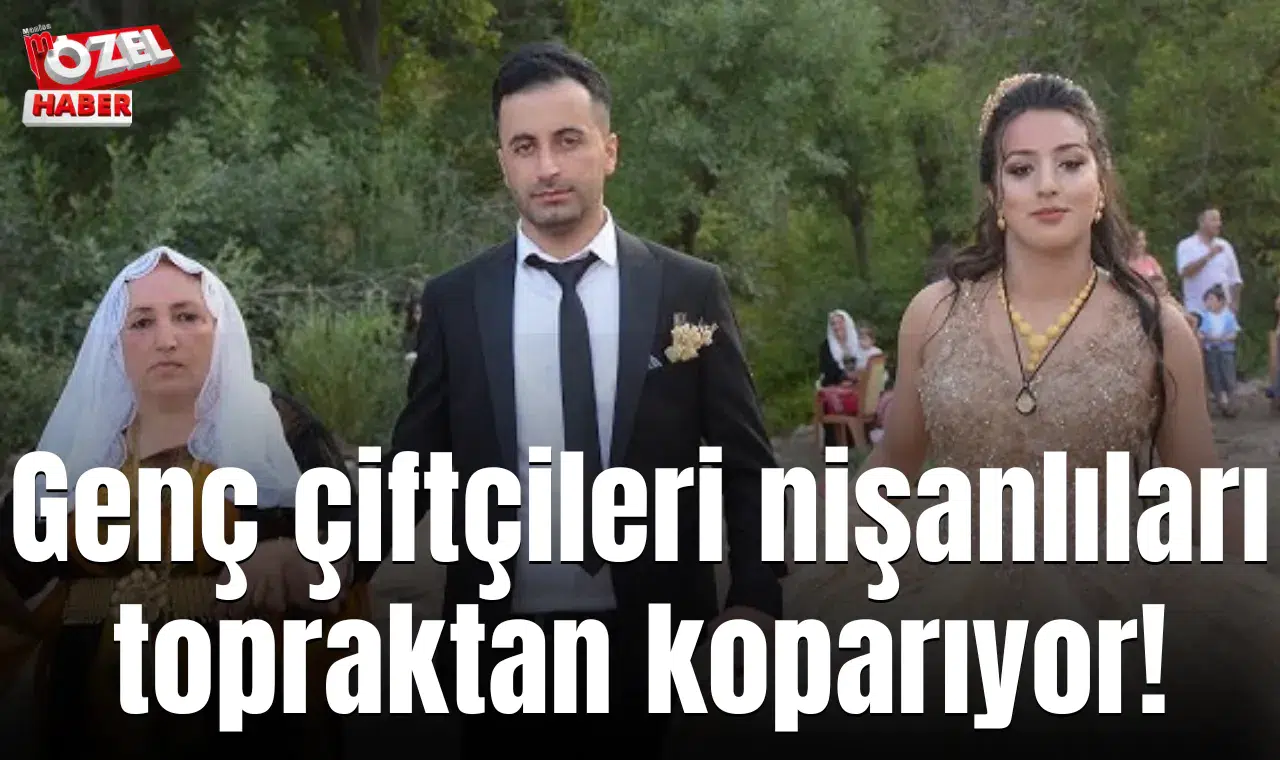 Genç çiftçileri nişanlıları topraktan koparıyor!