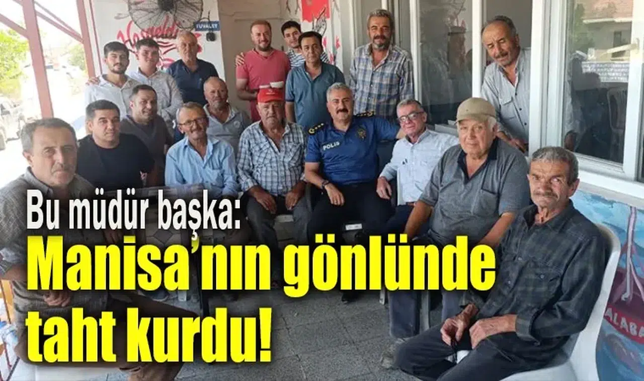 Bu müdür Manisalıların gönlüne taht kurdu!