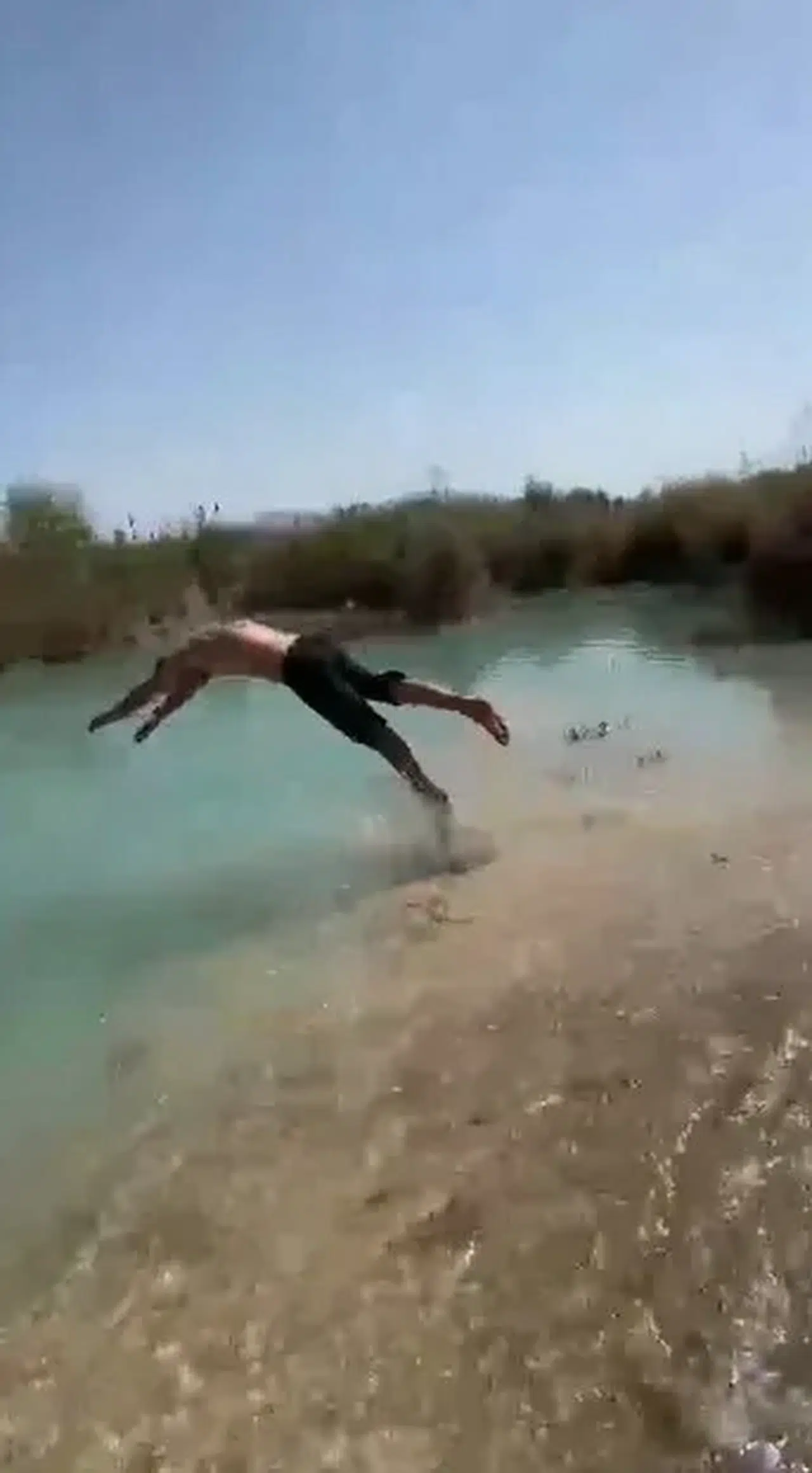 Serinlemek için atladı hayatından oldu