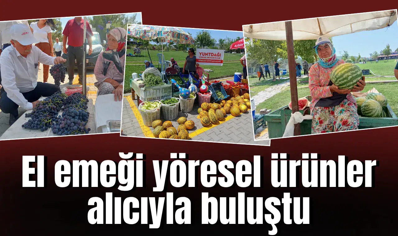 Yuntdağı Yöresel Ürünler Pazarı açıldı