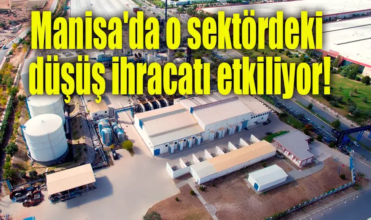 Manisa'da o sektördeki düşüş ihracatı etkiliyor!