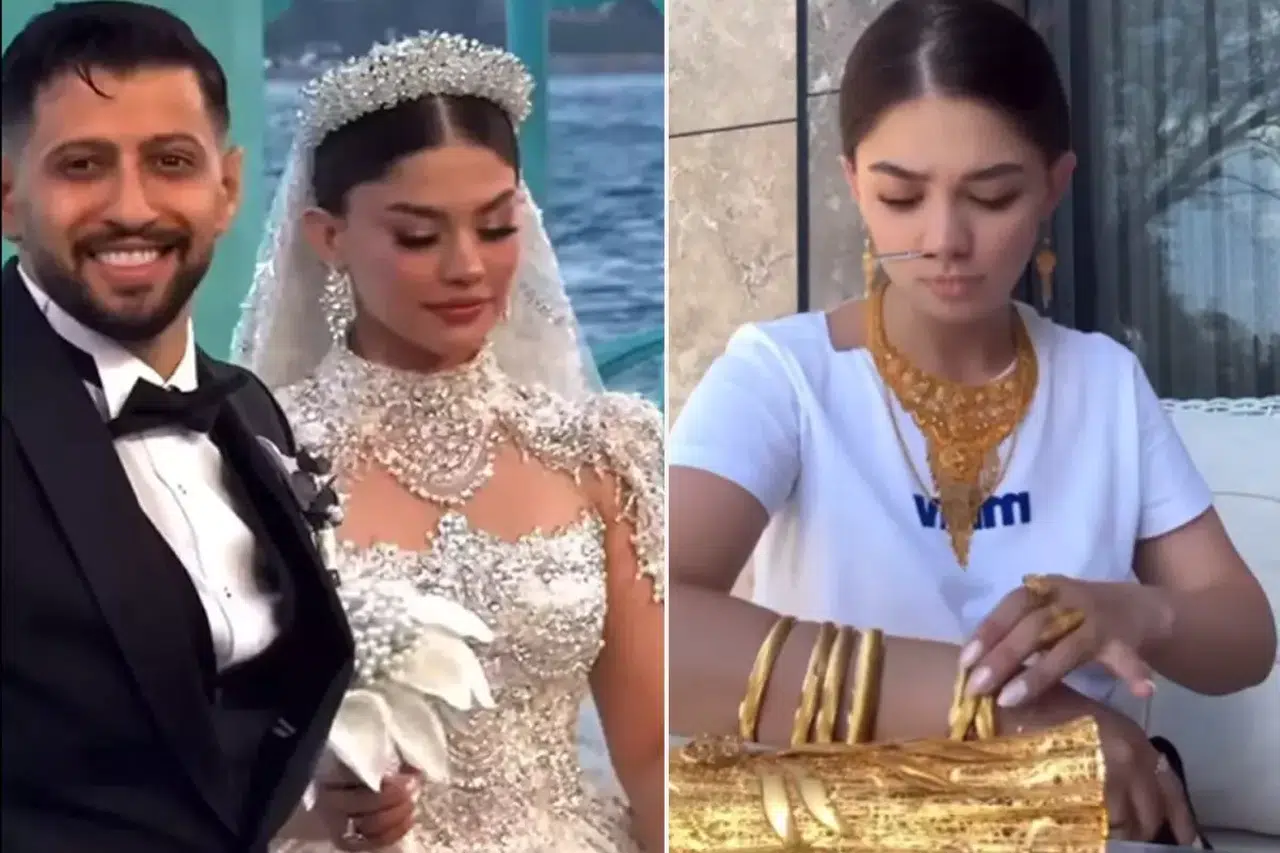 Kilolarca altın takılmıştı! Ünlü ismin eşi altınları tek tek saydı