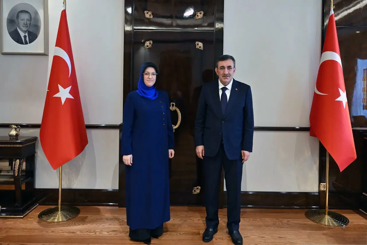Rektör Kibar, Cumhurbaşkanı Yardımcısı Cevdet Yılmaz’ı ziyaret etti