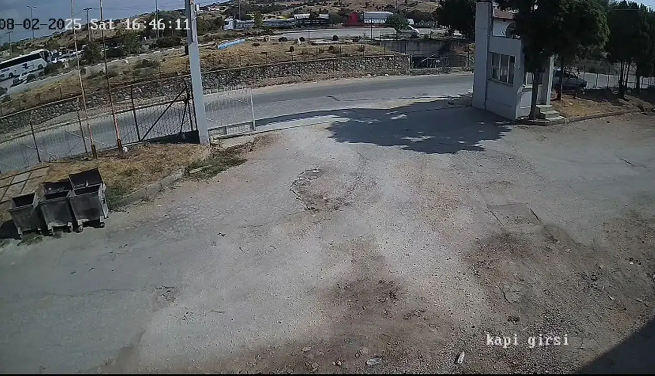Manisa'da ki feci kazanın görüntüleri ortaya çıktı