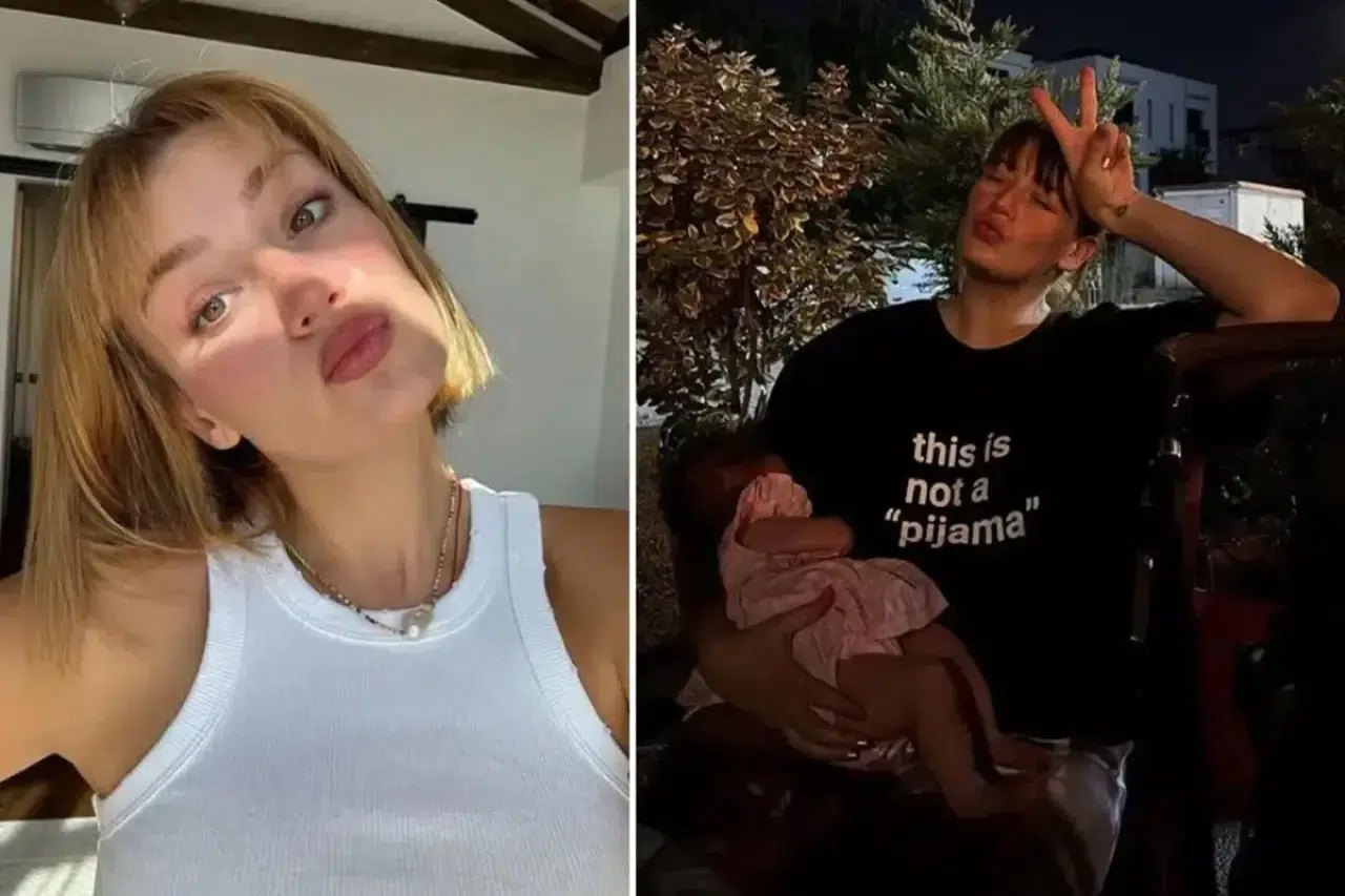 Gizem Karaca ne anneliğiyle mest etti