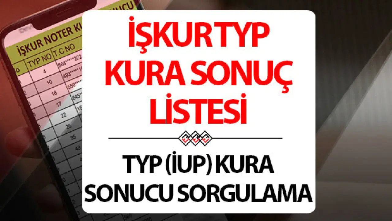 İŞKUR TYP KURA SONUÇLARI SORGULAMA VE ÖĞRENME EKRANI: Temizlik ve Güvenlik Görevlisi personel alımı sonuçları 2025