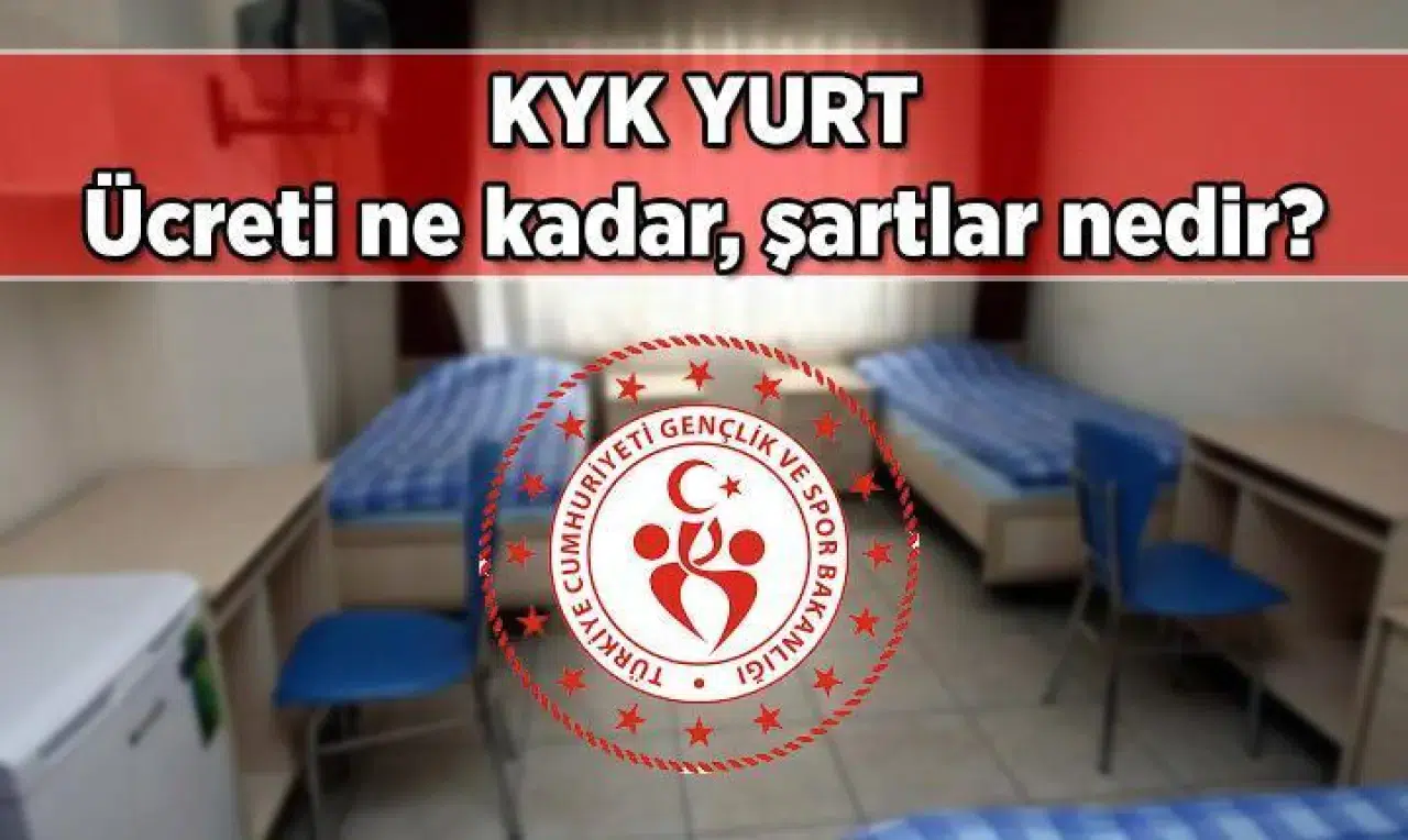 Kredi ve Yurtlar Genel Müdürlüğü ❗ 1.2.3.4.5.6. Tip KYK yurt ücreti ne kadar? 2025-2026 KYK yurt başvuru tarihleri ne zaman, başvuru şartları nelerdir, başvuru nasıl yapılır?