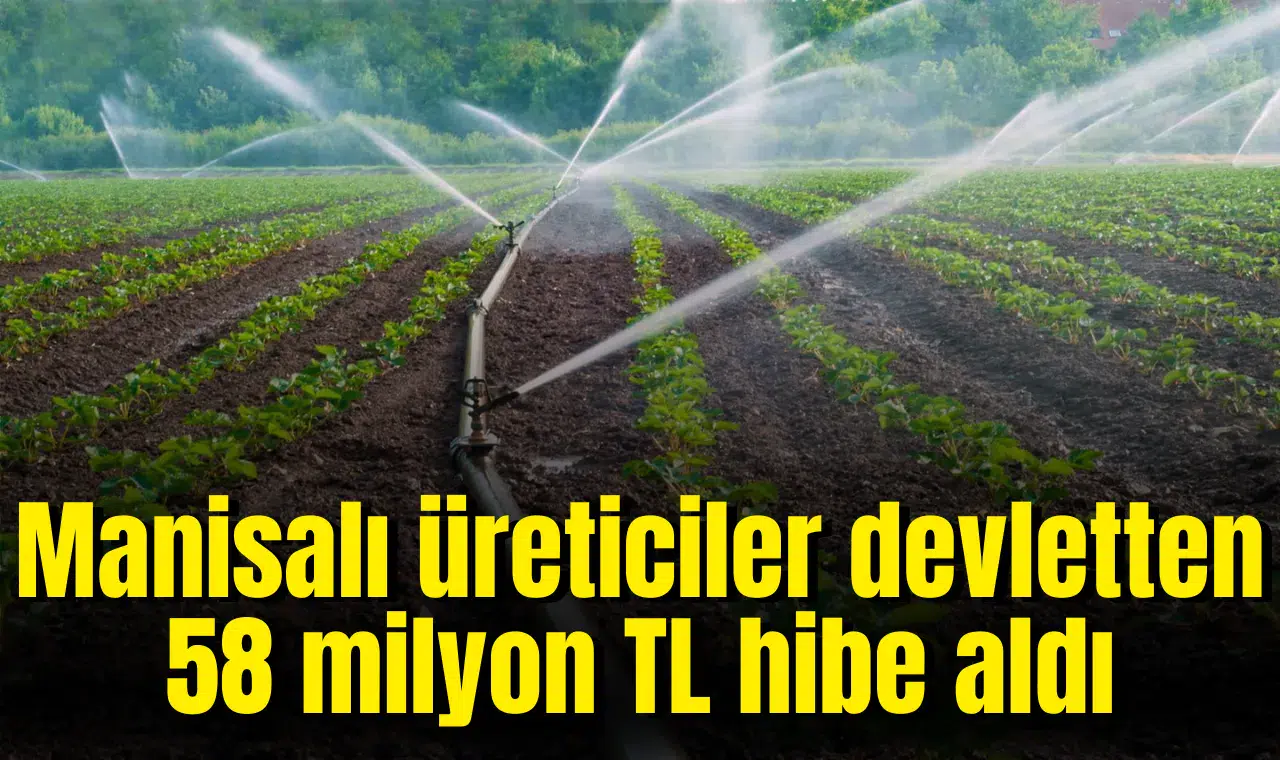 Manisalı üreticiler devletten 58 milyon TL hibe aldı