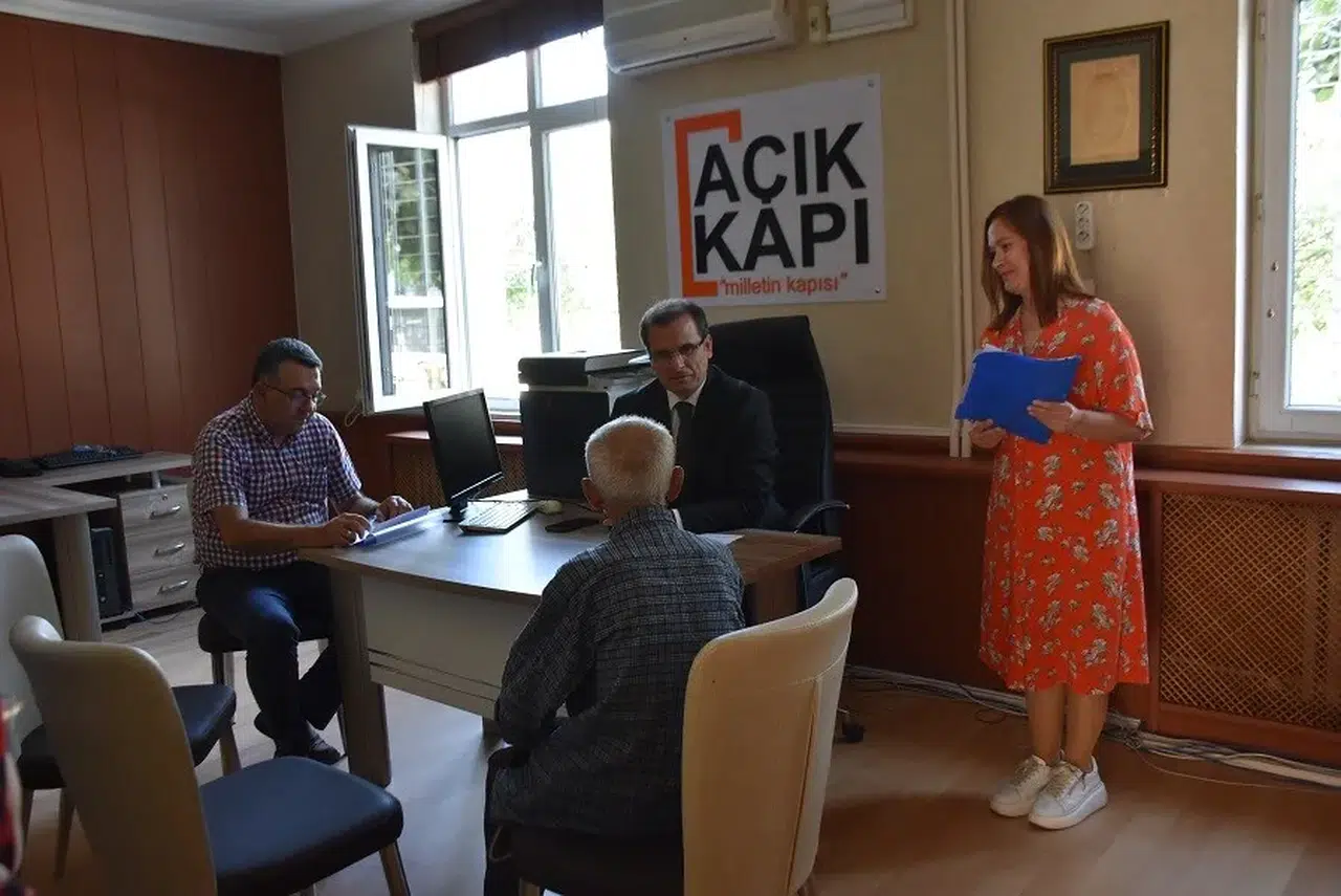 Kaymakam Güldoğan, vatandaşları dinledi