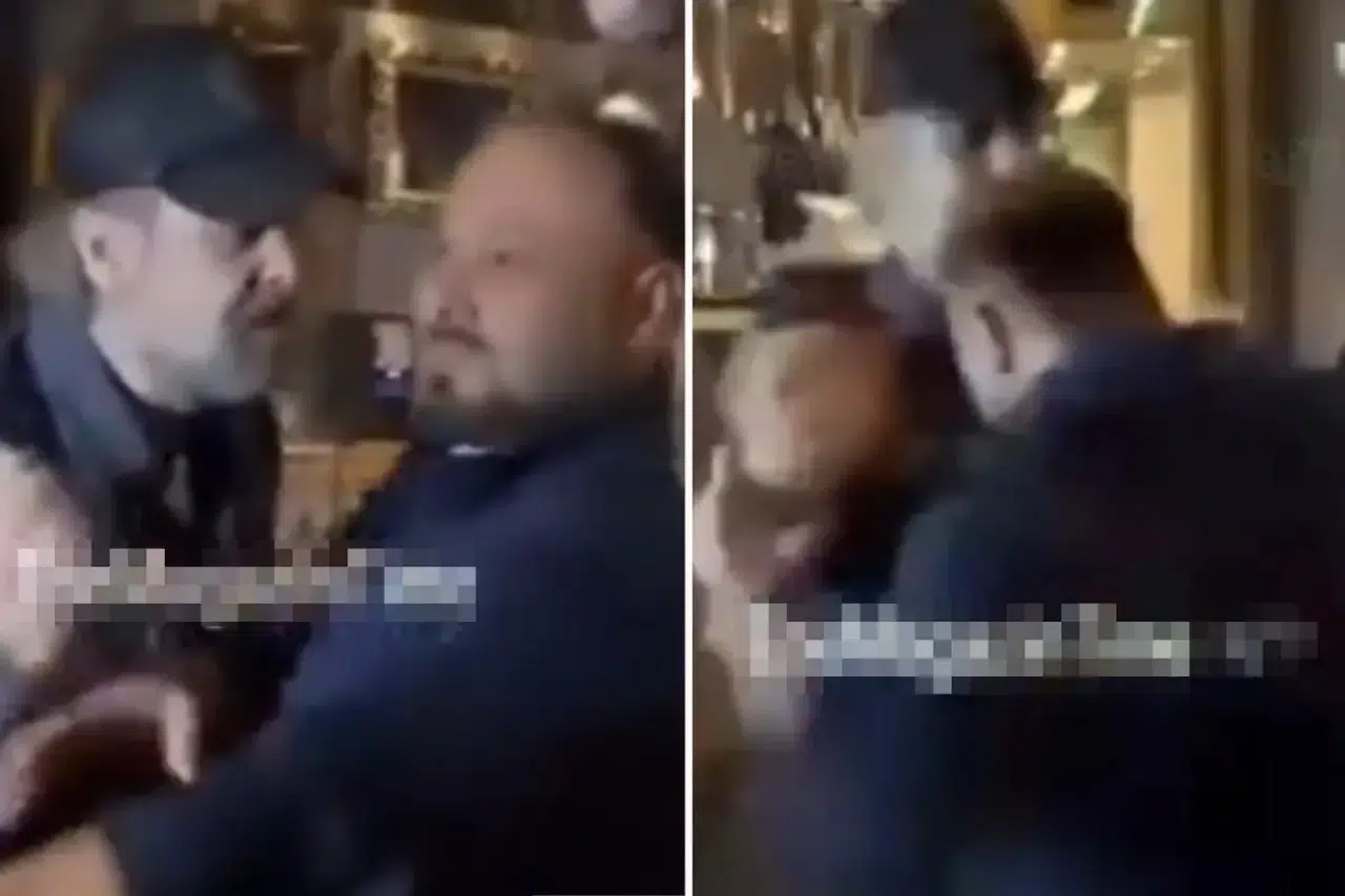 İşte gazetecinin o ünlü isme kafa attığı an