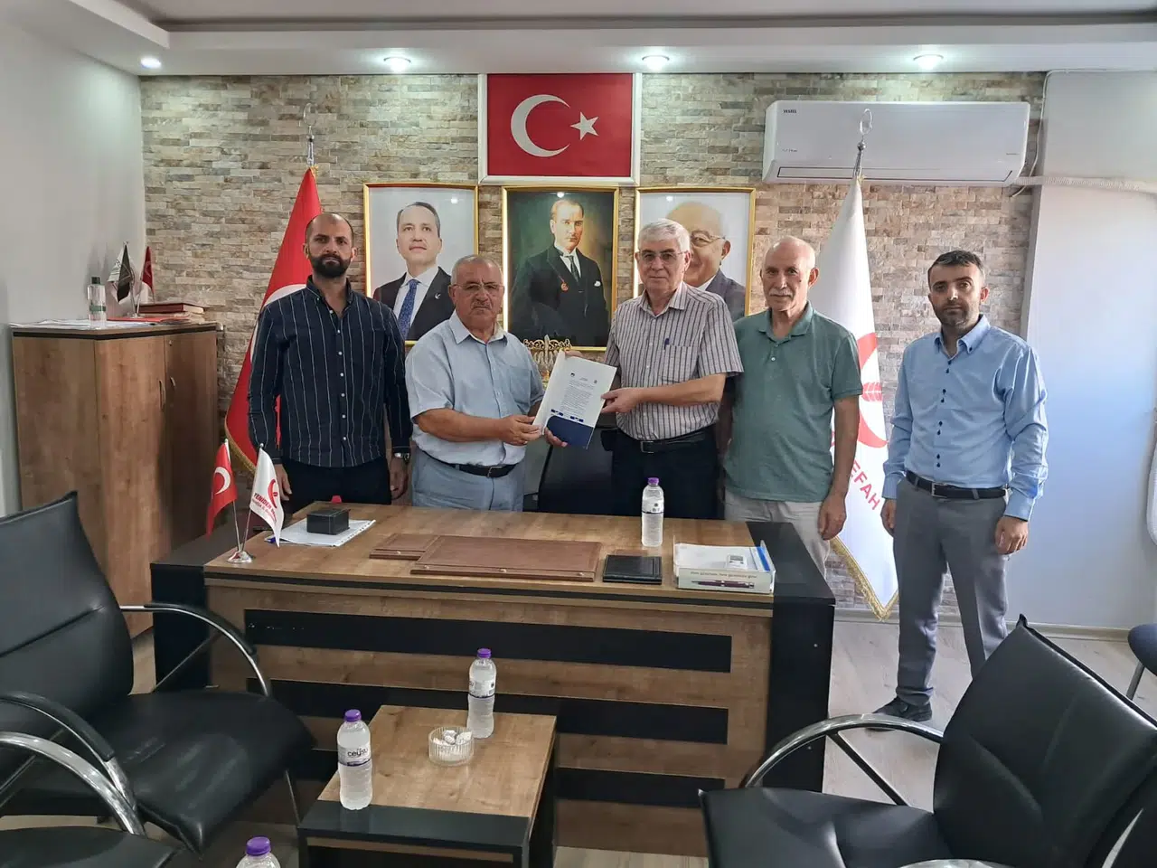 Başkan Özer'den Yeniden Refah Partisine ziyaret