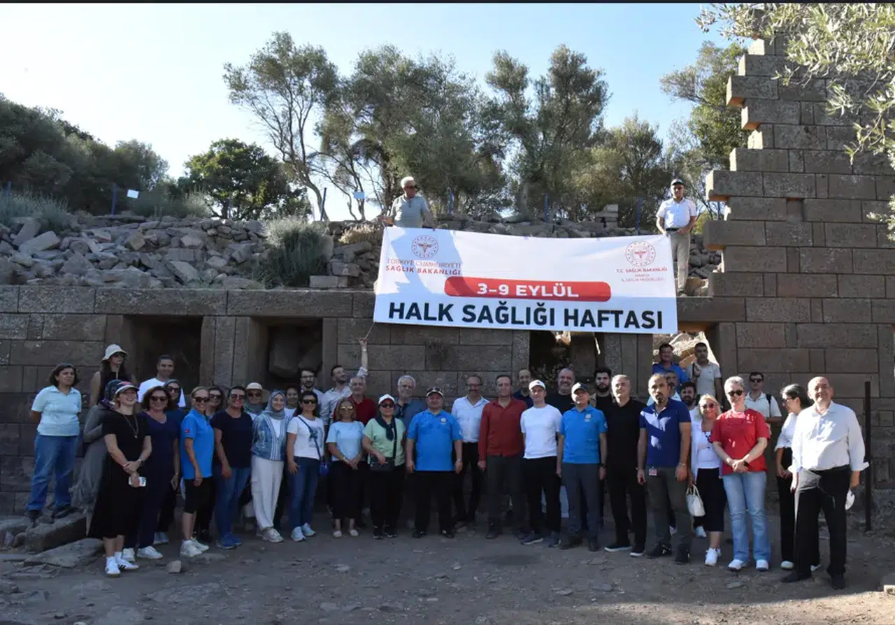 Aigai, 'Sağlıklı hayat' yürüyüşüne ev sahipliği yaptı
