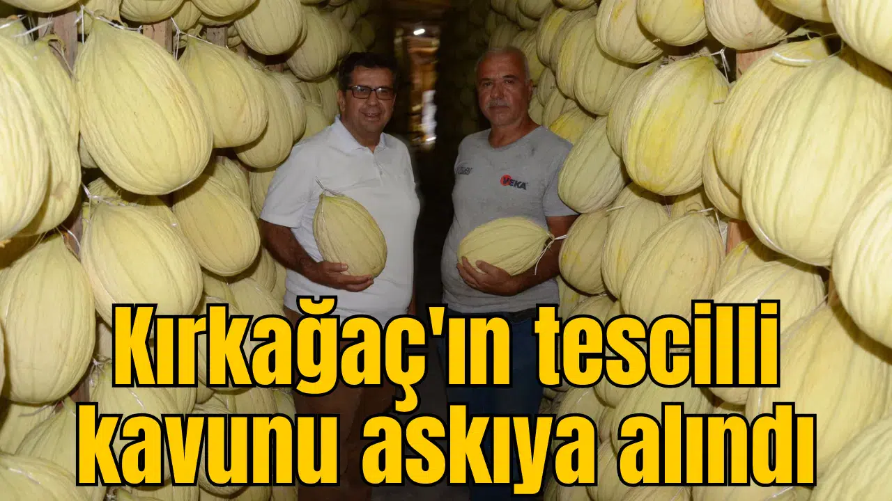Kırkağaç'ın tescilli kavunu askıya alındı