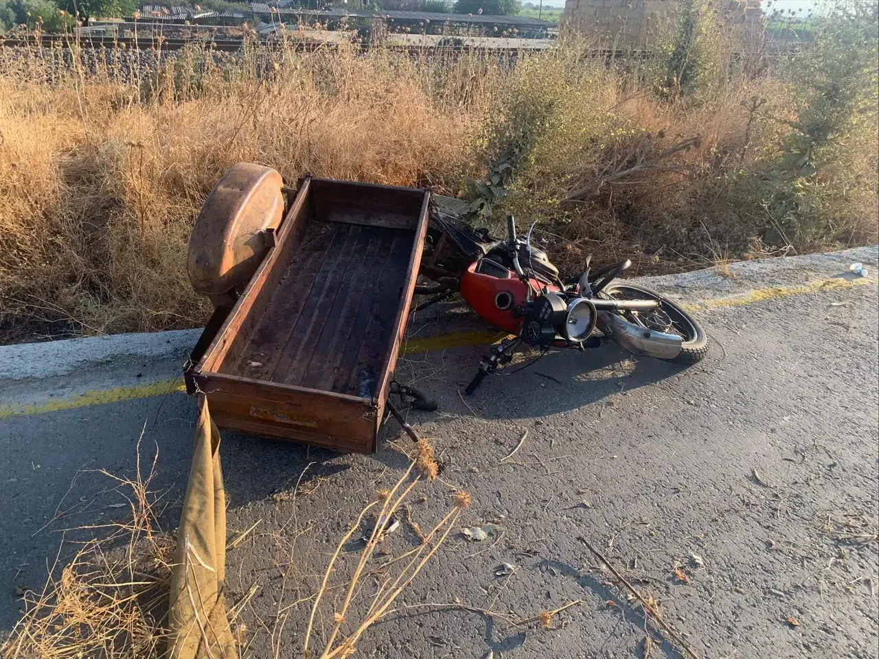 Manisa’da feci kaza motosikletli hayatını kaybetti
