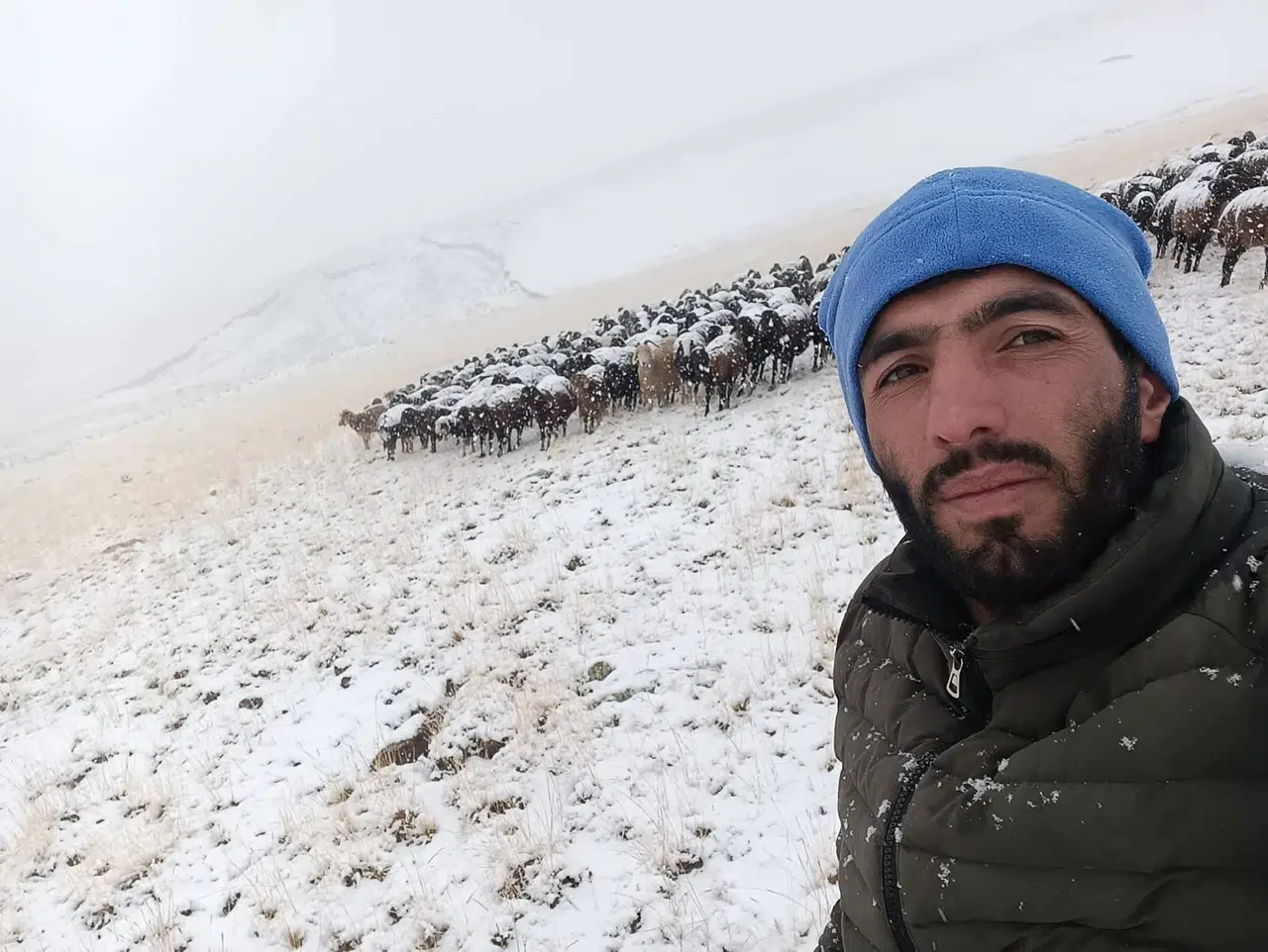 Ağrı'nın dağları beyaza büründü