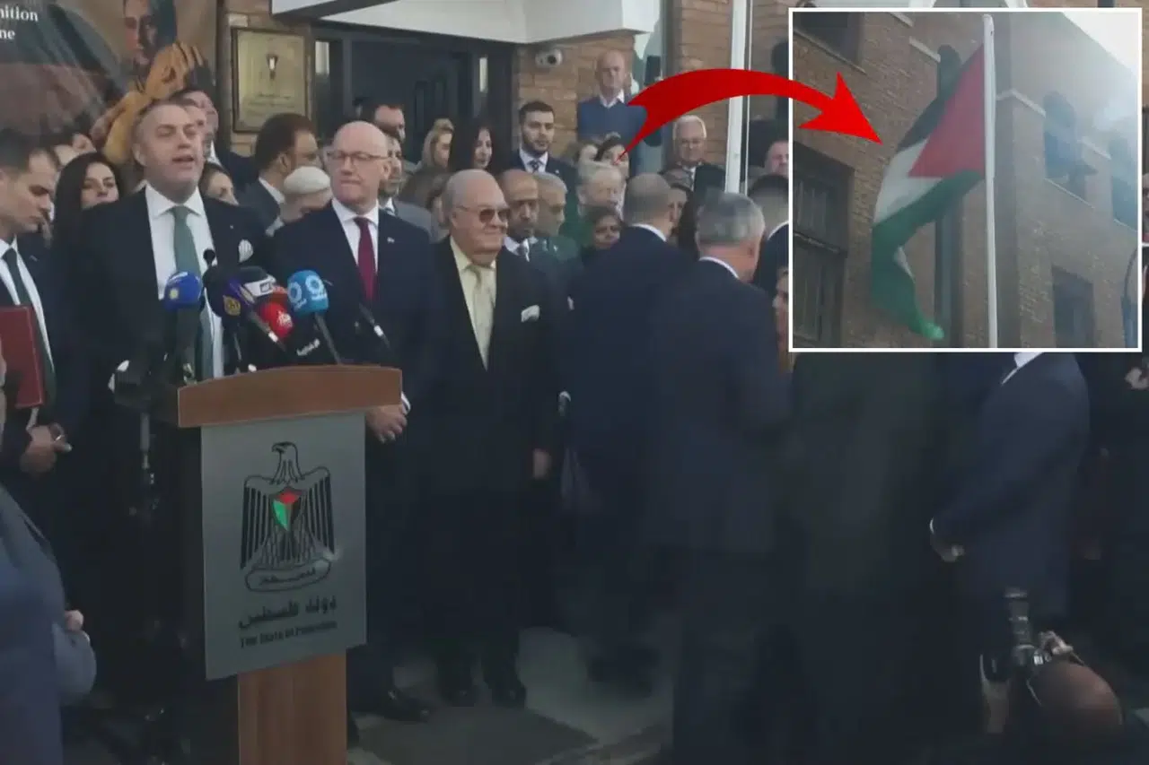 Netanyahu'ya soğuk duş! Avrupa'nın göbeğinde dalgalanan bayrağa bakın