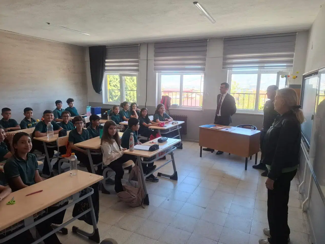 İlçe Milli Eğitim Müdürü Yıldırak, okul müdürlerini ziyaret etti