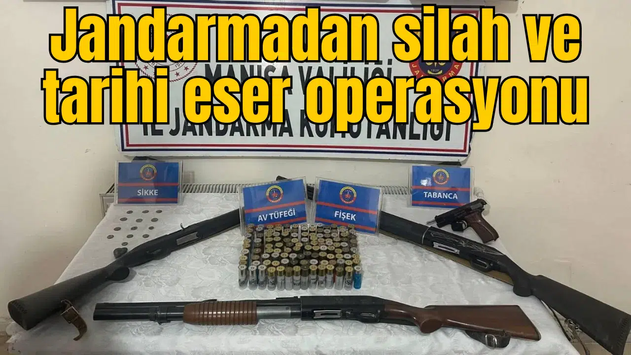 Manisa'da tarihi eser operasyonu