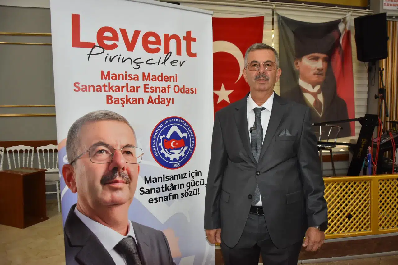 Madeni Sanatkârlar Odası’nda Levent Pirinçciler adaylığını açıkladı