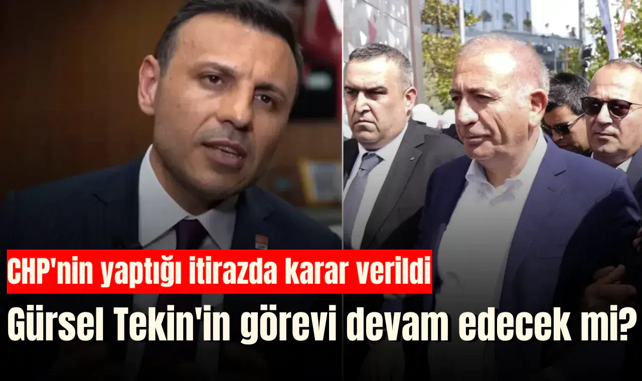 Gürsel Tekin'in görevi devam edecek mi? İşte karar