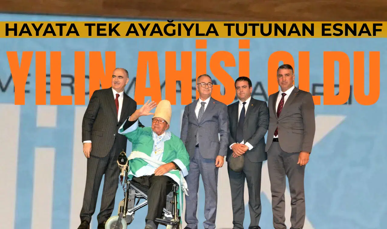 Hayata tek ayağıyla tutunan esnaf yılın ahisi oldu!