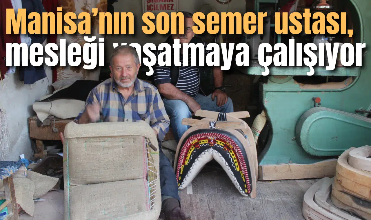 Manisa’nın son semer ustası, mesleği yaşatmaya çalışıyor