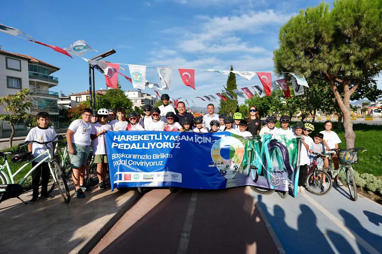 Avrupa Hareketlilik Haftasında pedal çevirdiler