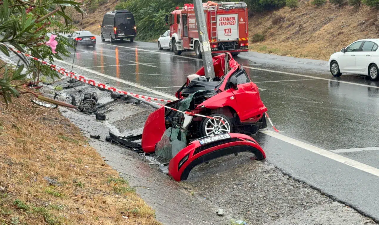 SAĞANAK YAĞIŞTA CANINDAN OLDU