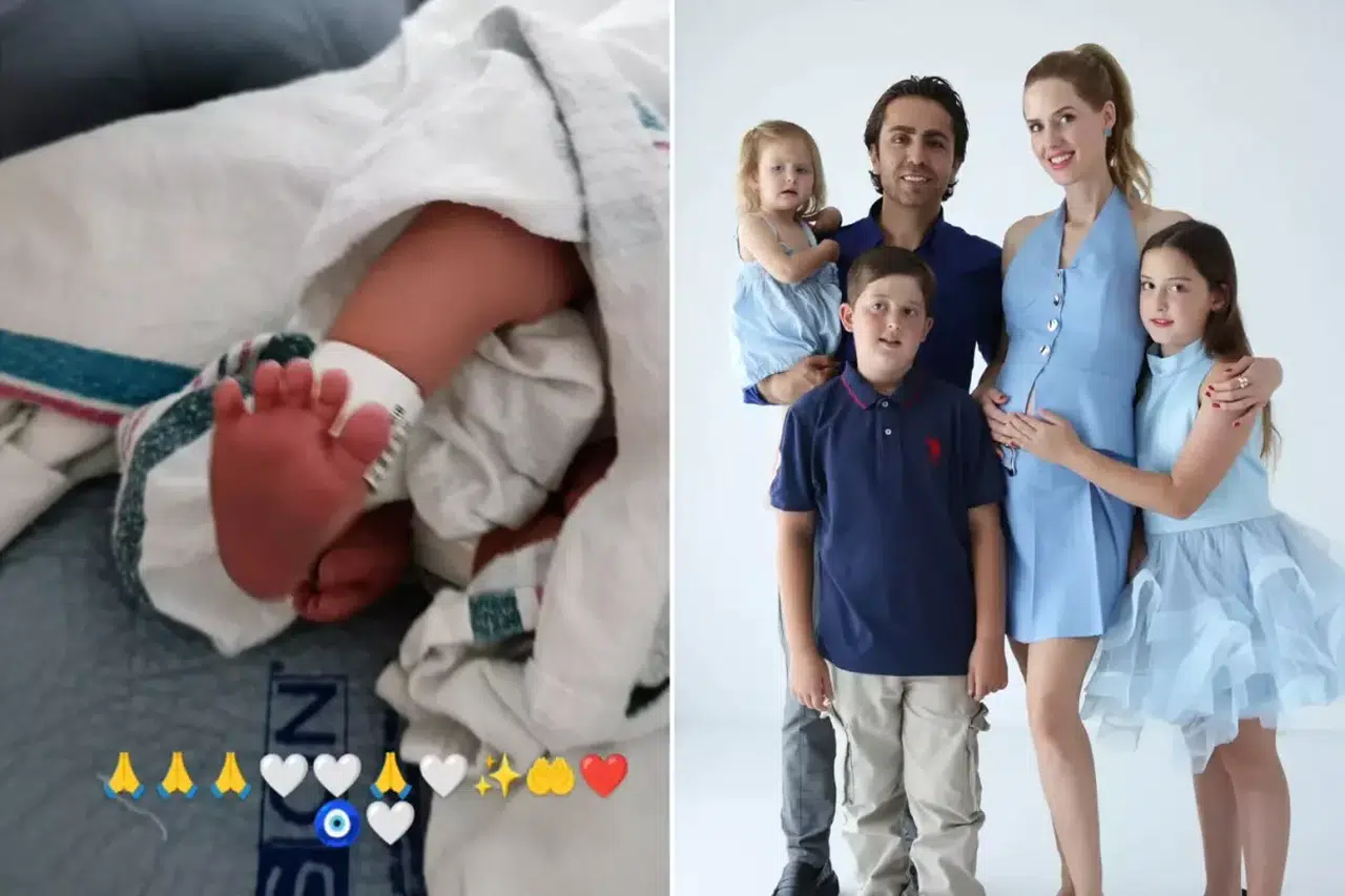 Ünlü oyuncu dördüncü çocuğunu kucağına aldı! İşte oğluna verdiği isim