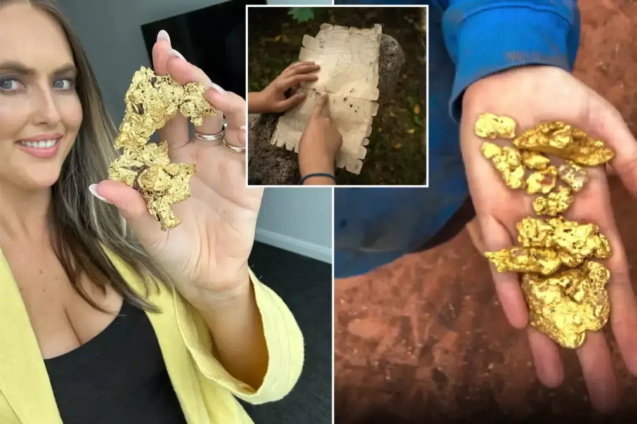 Bu kadının kazdığı her yerde külçe külçe altın çıkıyor