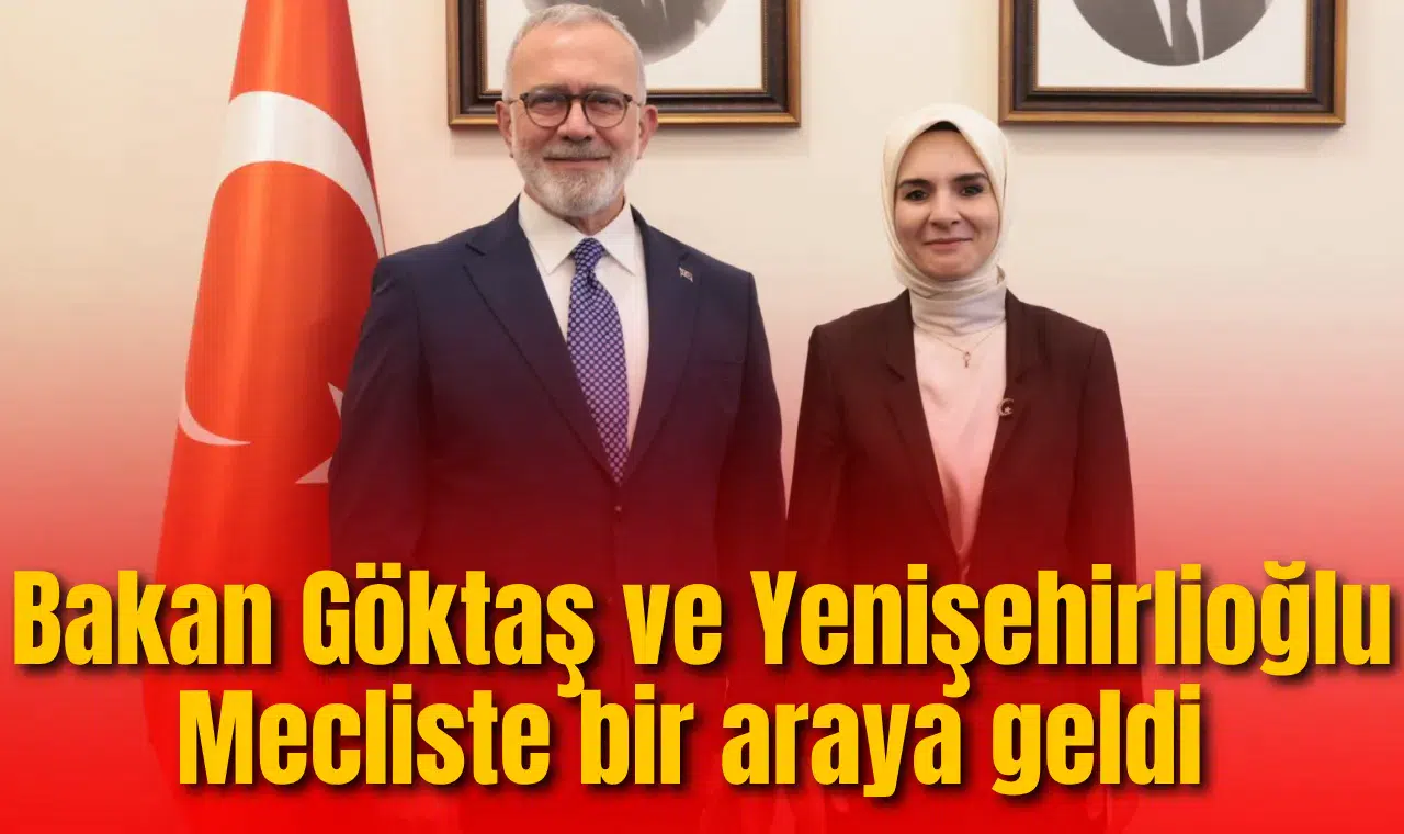 Bakan Göktaş ve Yenişehirlioğlu Mecliste bir araya geldi