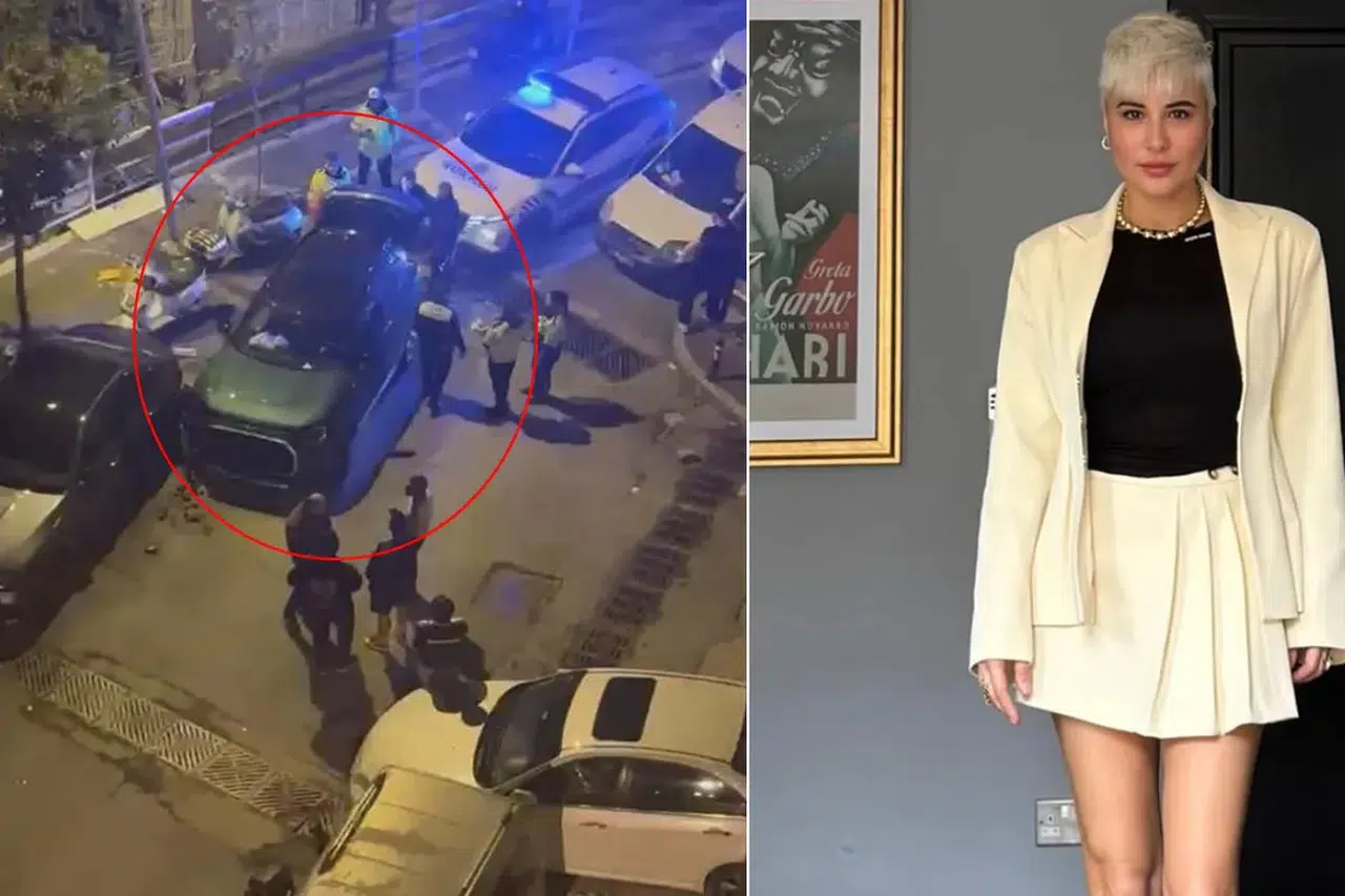 Spiker Deniz Türkeri, polisten kaçarken ortalığı birbirine kattı