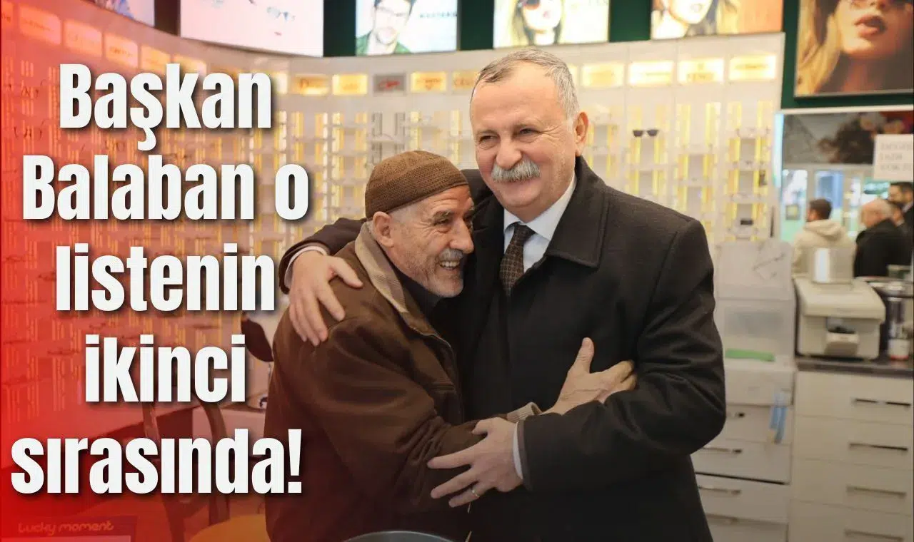 Başkan Balaban o listenin ikinci sırasında!