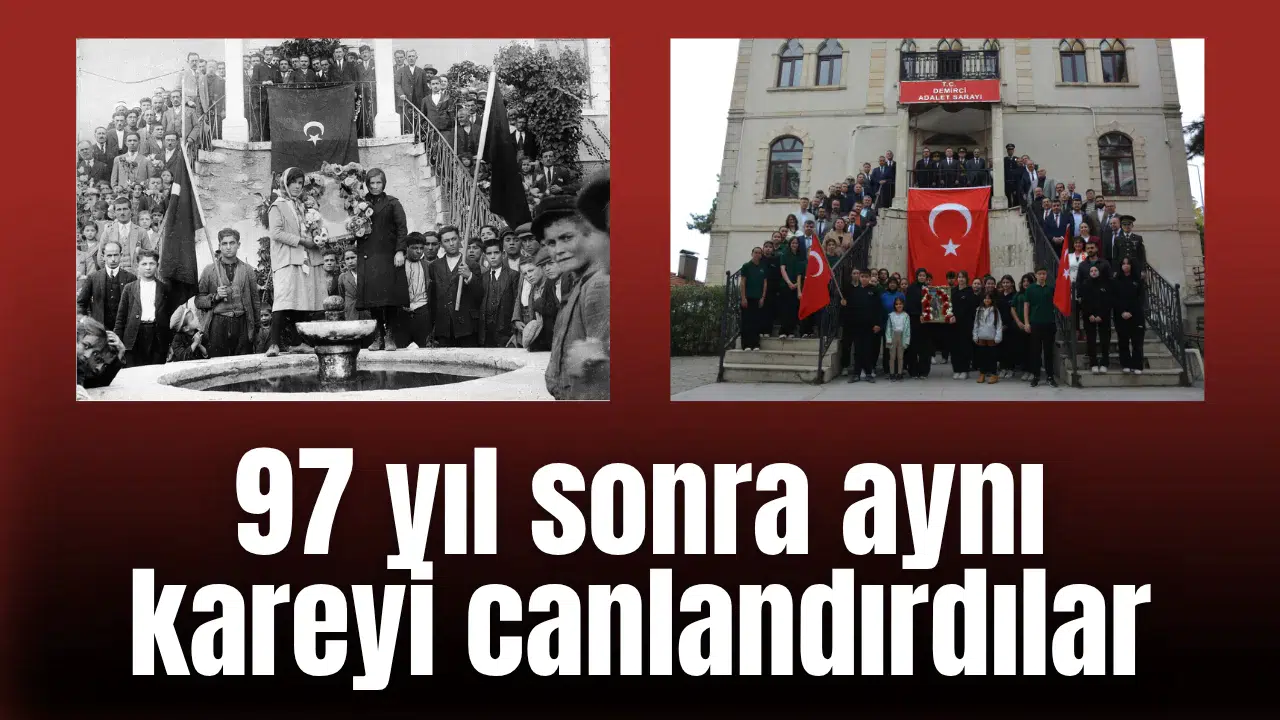 97 yıl sonra aynı kareyi canlandırdılar