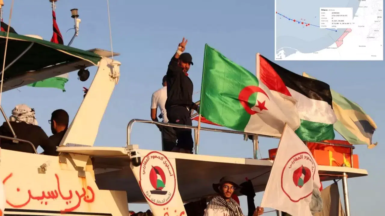 Sumud Filosu'nda bir gemi Gazze karasularına ulaştı