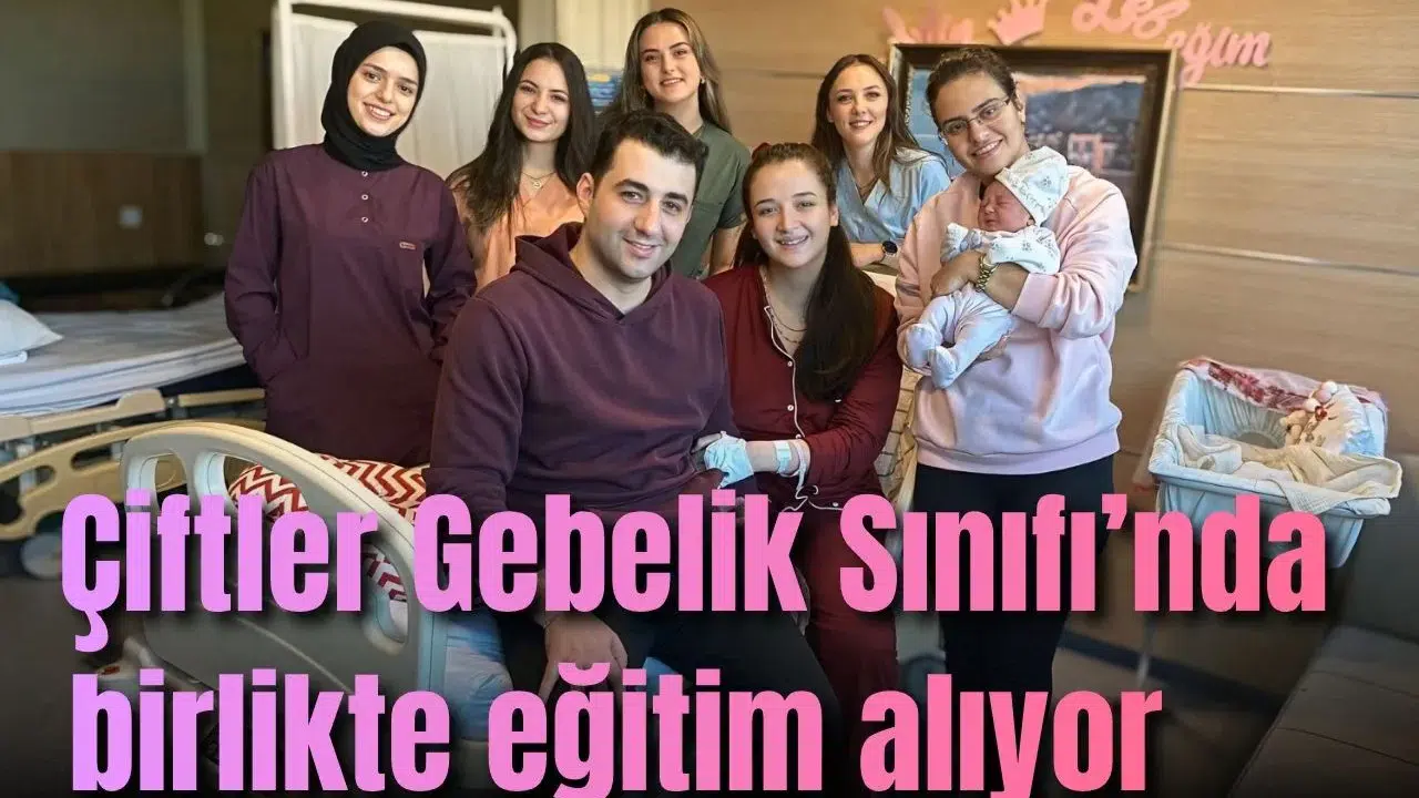 Çiftler Gebelik Sınıfı’nda birlikte eğitim alıyor